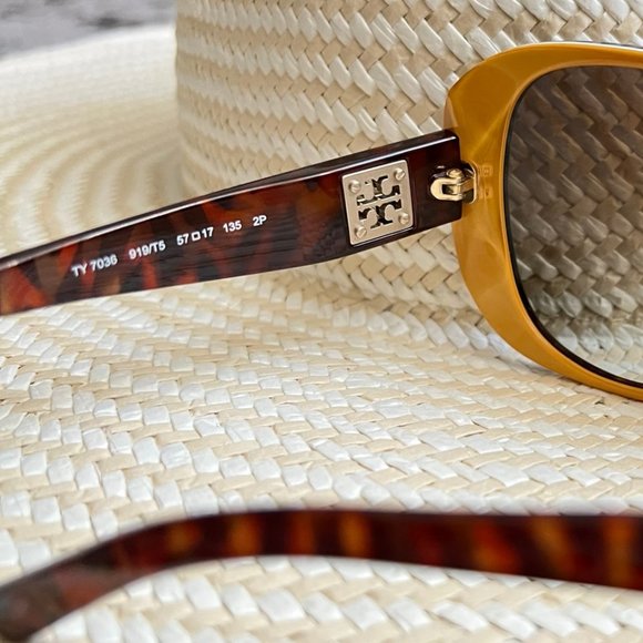 TORY BURCH Sunglasses TY 7036 919/T5 Tort Yellow 57MM